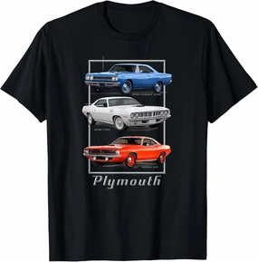 Plymouth Classic American Muscle Cars T-Shirt