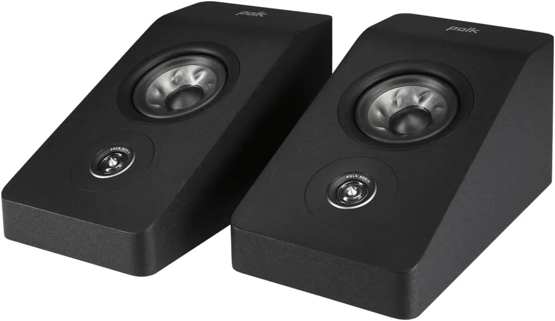 Polk Audio Reserve R900 Height Module Speaker for 3D, Multidimensional Sound, 1" Pinnacle Ring Tweeter & 4" Turbine Cone Woofer, Hi-Res Certified, Dolby Atmos & IMAX Enhanced, Wall Mountable, Black