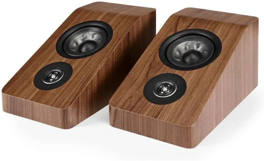 Polk Audio Reserve R900 Height Module Speaker for 3D, Multidimensional Sound 1" Pinnacle Ring Tweeter & 4" Turbine Cone Woofer Hi-Res Certified Dolby Atmos & IMAX Enhanced Wall Mountable Walnut Brown