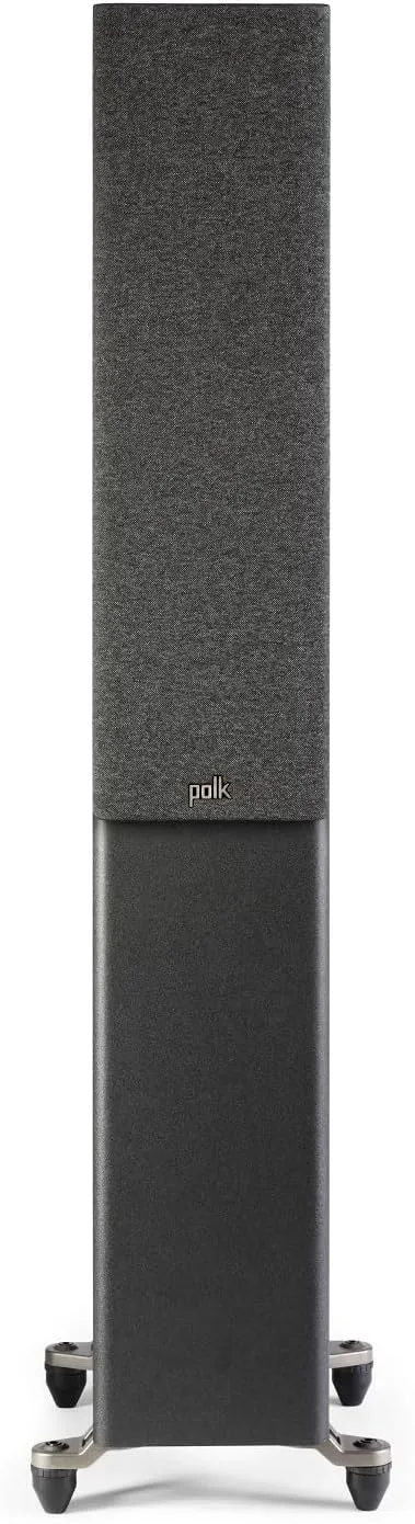 Polk Audio Reserve Series R500 Tower Speaker, 1" Pinnacle Ring Tweeter & Dual 5.25" Turbine Cone Woofers, Hi-Res Certified, Dolby Atmos & IMAX Enhanced for Dynamic Home Theater Audio, Black