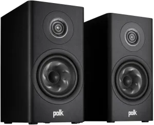 Polk Reserve R100 Small Bookshelf Speaker for Dynamic, Detailed Home Theater Audio, 1" Pinnacle Ring Tweeter & 5.25" Turbine Cone Woofer, Hi-Res, Dolby Atmos & IMAX Enhanced, Wall Mountable, Black