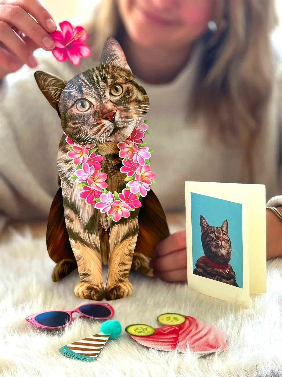 Pop-Up Pets Greeting Card / Click for Full Selection