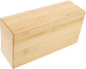 POPETPOP Natural Yoga Block Durable Portable and Non Slip Exercise Brick for Yoga and Flexibility Training for Home and Gym Use Accessory for All Ages