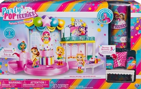 Poptastic Party Playset with Confetti, Exclusive Collectible Mini Doll and Accessories, for Ages 4 and Up, Standard