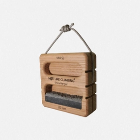 Portable Hangboard | Rock Climbing Hangboard | Hang Board for Climbing | Fingerboard | Strengthen Your Fingers | Bouldering Gifts | Hard Wood
