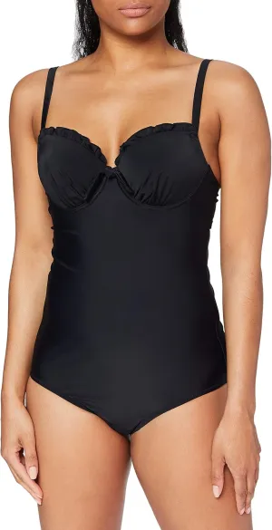Pour Moi Splash Frill Underwire One-Piece