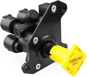 PP-DC Dash Control Brake Valve Fit for Bendix 800733 Fit for IHC 2032342C91 Fit for PP-DC Type Dash Control Valve Replace 065661 Parking Brake Valve