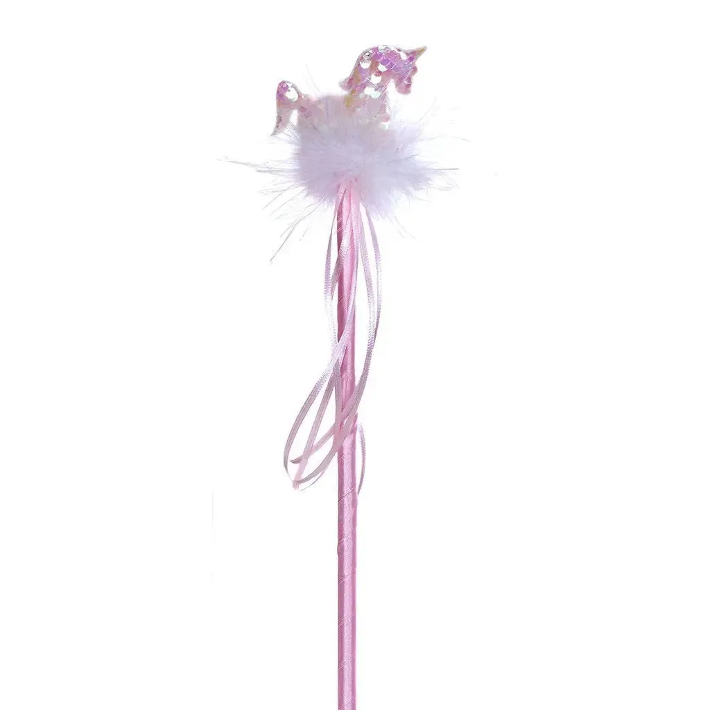 Prancing Unicorn Fluffy Pens