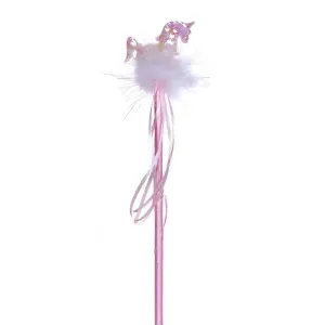 Prancing Unicorn Fluffy Pens