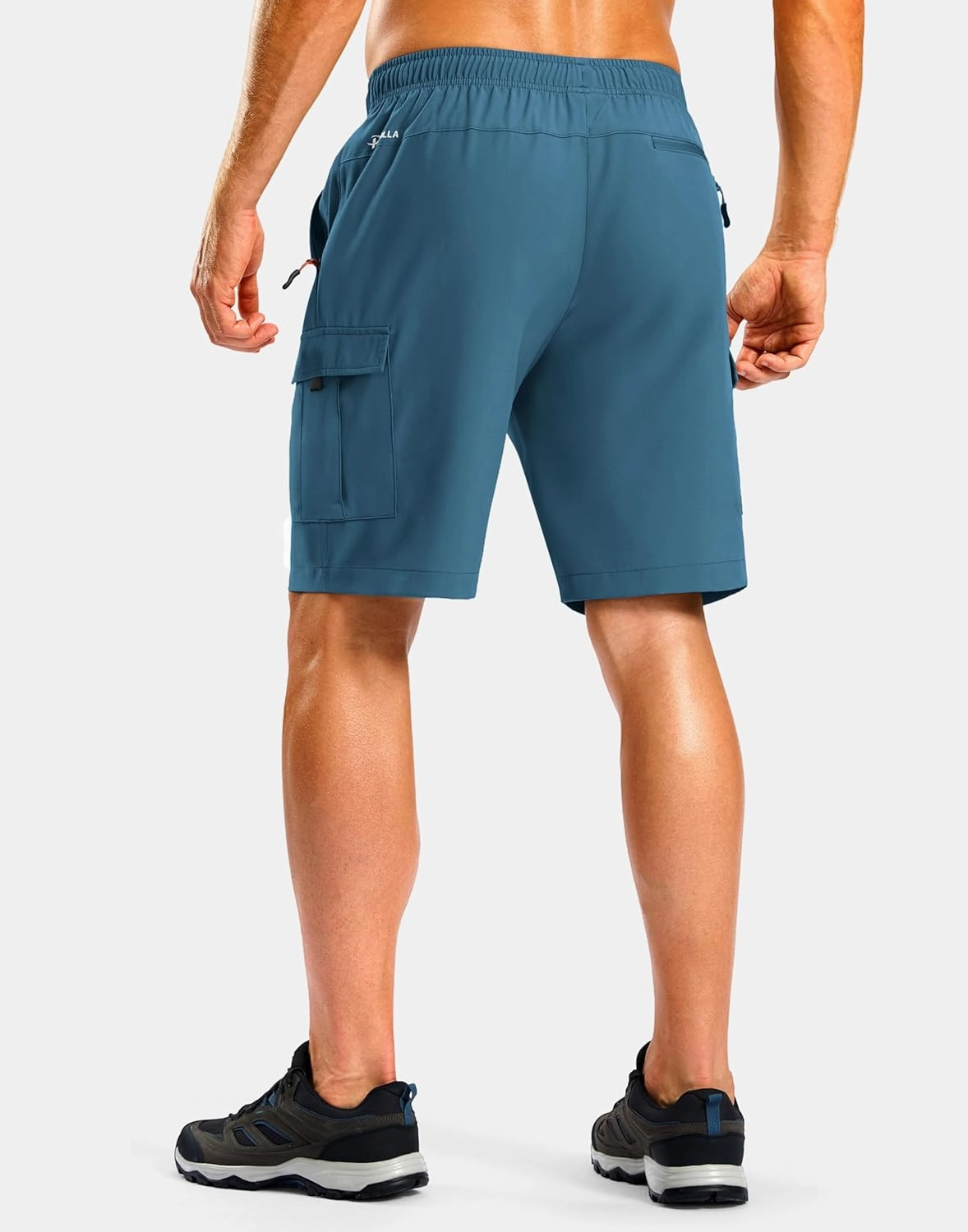 Pudolla Men's Hiking Cargo Shorts with 5 Pockets Lightweight 9" Outdoor Work Casual Shorts for Men Travel Fishing