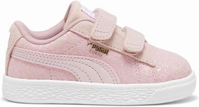 PUMA Infant Girls Suede Classic Lf Cheetah Slip On Sneakers Shoes Casual - Pink - Size 7 M