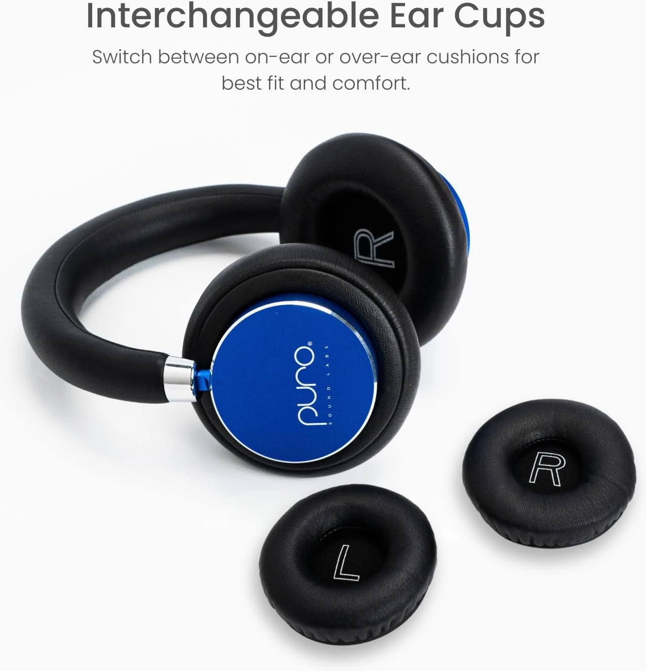 Puro Sound Labs BT2200s Plus Volume Limited Kids’ Bluetooth Headphones (Blue)