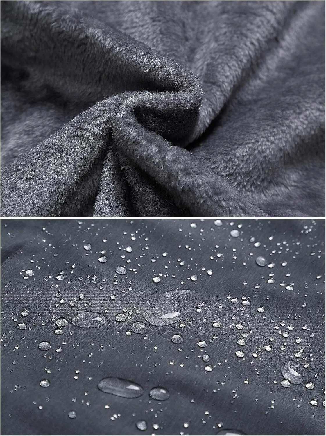 Pursky Women's Waterproof Ski Jacket Winter Snow Coats Fur Hooded Raincoat Parka