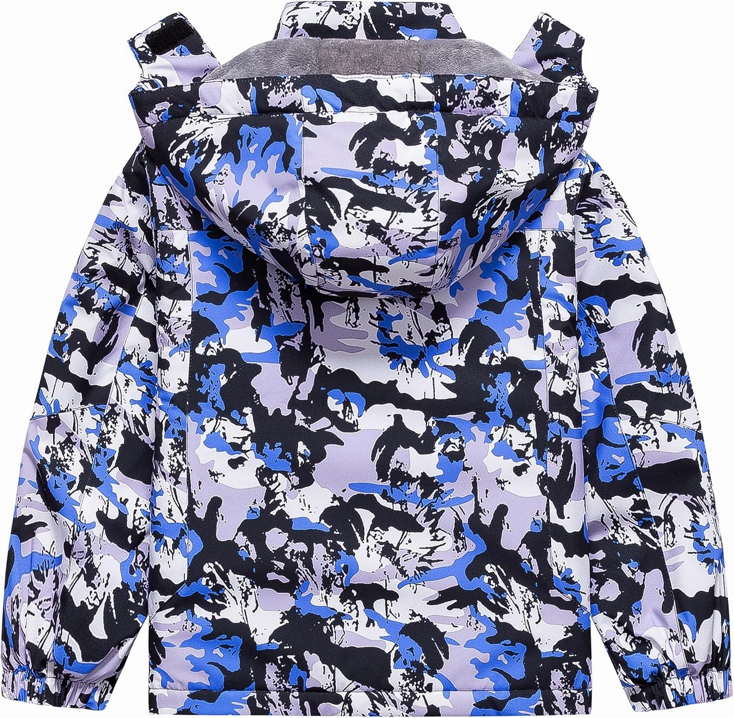 Pursky Boy's Waterproof Ski Jacket Kids Winter Snow Coats Fleece Raincoats Parka