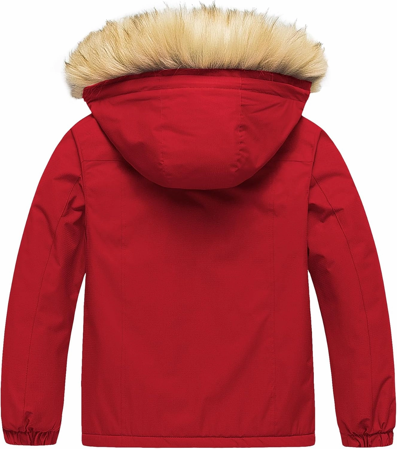 Pursky Girl's Waterproof Ski Jacket Kids Winter Snow Coats Fleece Raincoat Parka