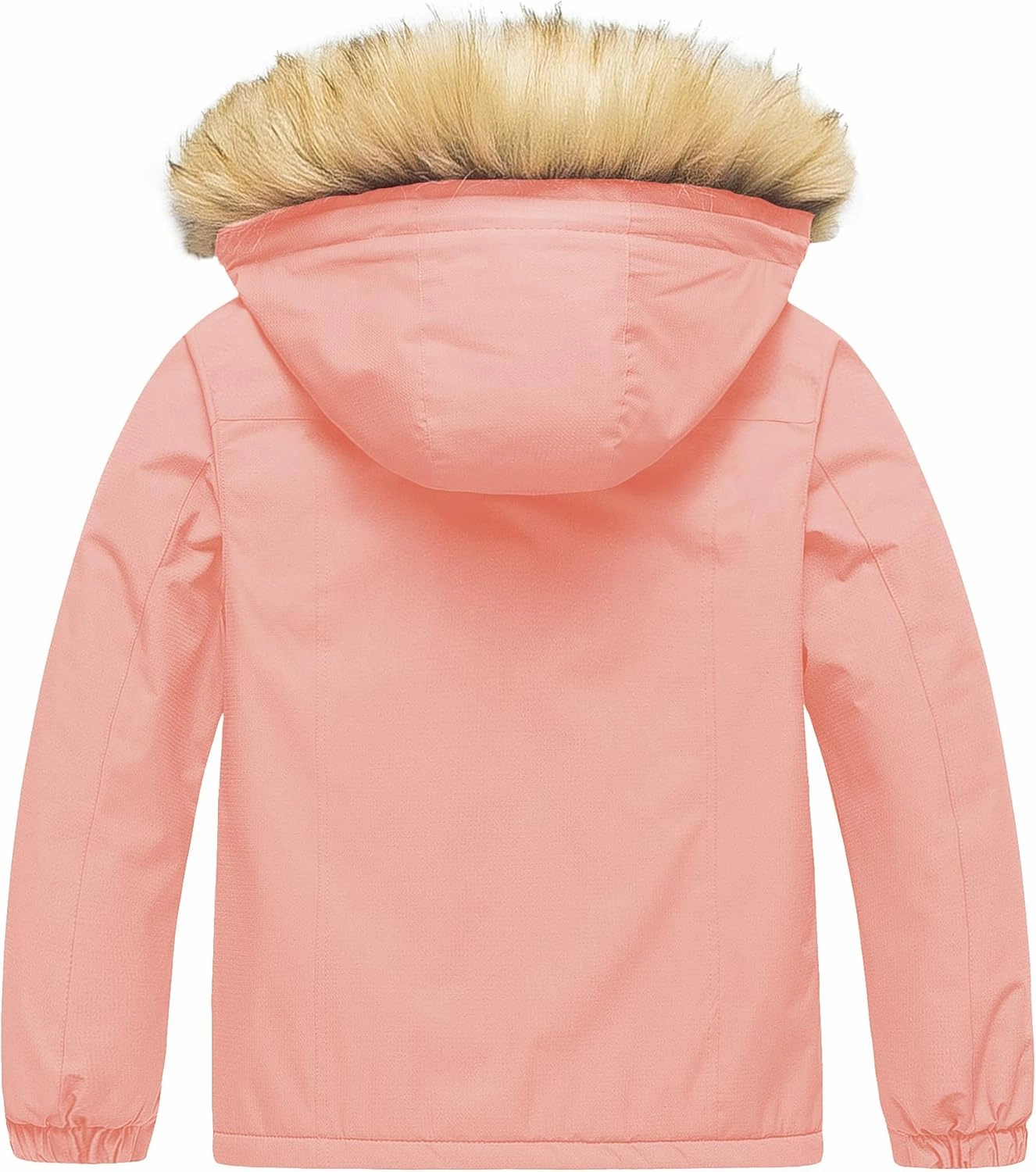 Pursky Girl's Waterproof Ski Jacket Kids Winter Snow Coats Fleece Raincoat Parka