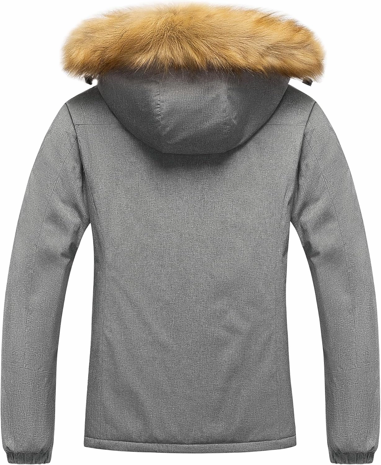 Pursky Women's Waterproof Ski Jacket Winter Snow Coats Fur Hooded Raincoat Parka