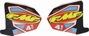 Racing - Parts FMF Factory 4.1 Blue Mini Exhaust Muffler Decal (014851), black
