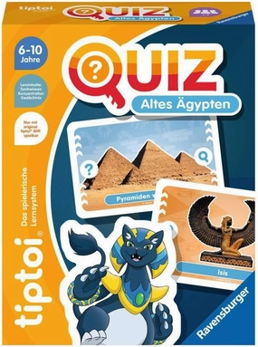 Ravensburger tiptoi 00166 Quiz Ancient Egypt, Quiz Game for Children from 6 Years, for 1-4 Players