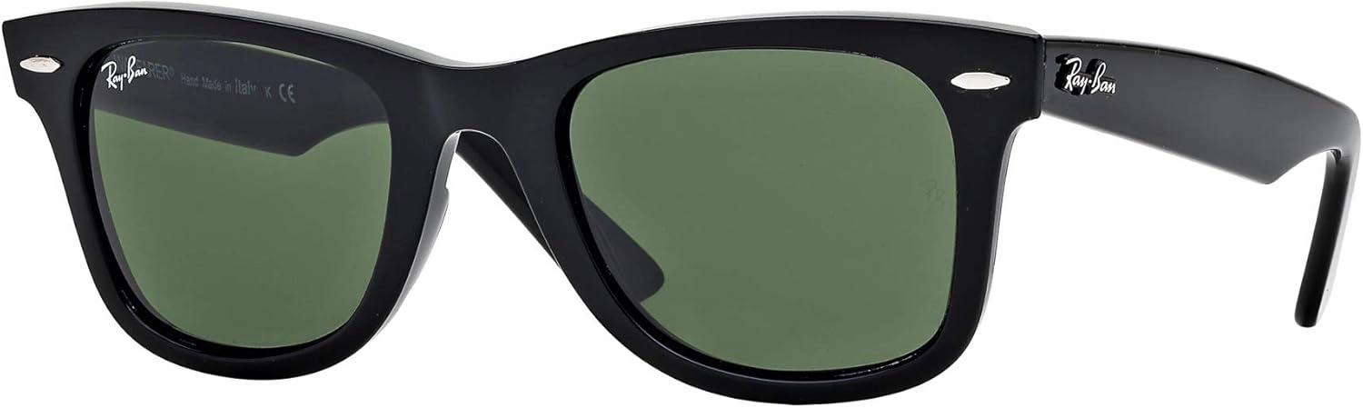 Ray-Ban RB2140 Original Wayfarer Classic Square Shape Sunglasses Bundle with VISIOVA Accessories - Casual Sunglasses