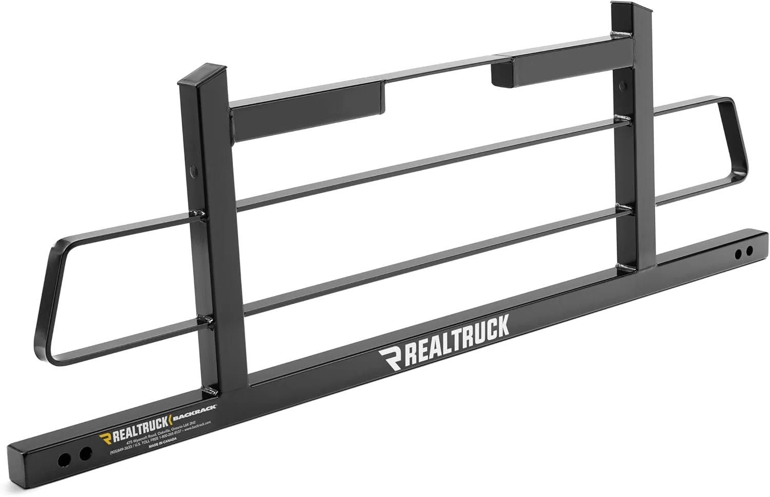 RealTruck BACKRACK Original Shortened Rack Frame Only | Black, No Drill | 15033 | 2022-2025 Nissan Frontier, for Use w/Part Number 50500