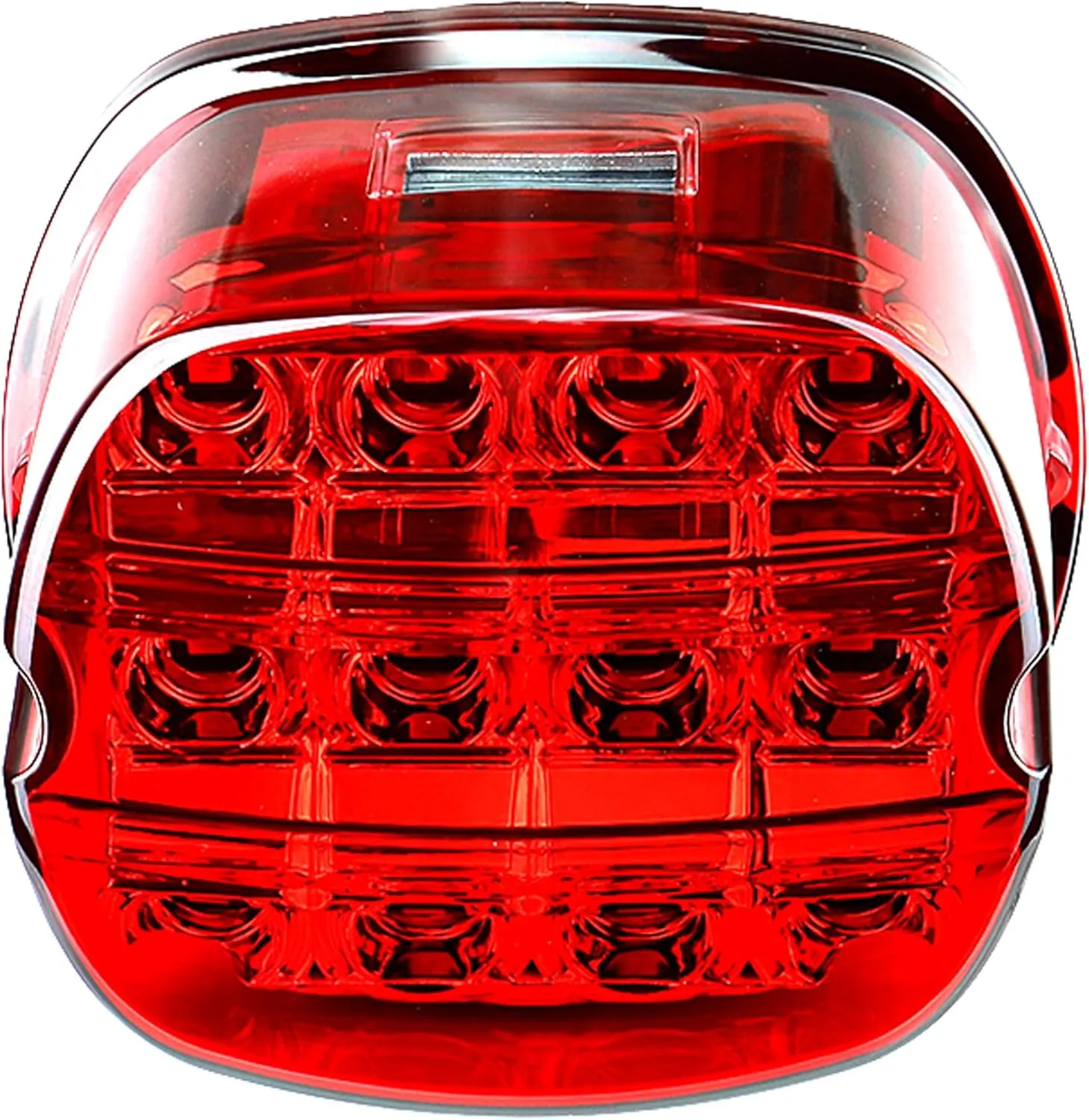 Red Dyna Led Tail light compatible with road king Classic/ultra/Fatboy,FLSTFB/Heritage Softail Classic/Wide Glide/2008 road glide/Electra Glide(not fit 1999 Heritage)
