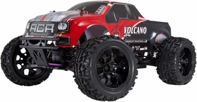 Redcat Racing Electric Volcano EPX Truck with 2.4GHz Radio, 7.2v 1800mAh NiMh and Charger Included (1/10 Scale), Red