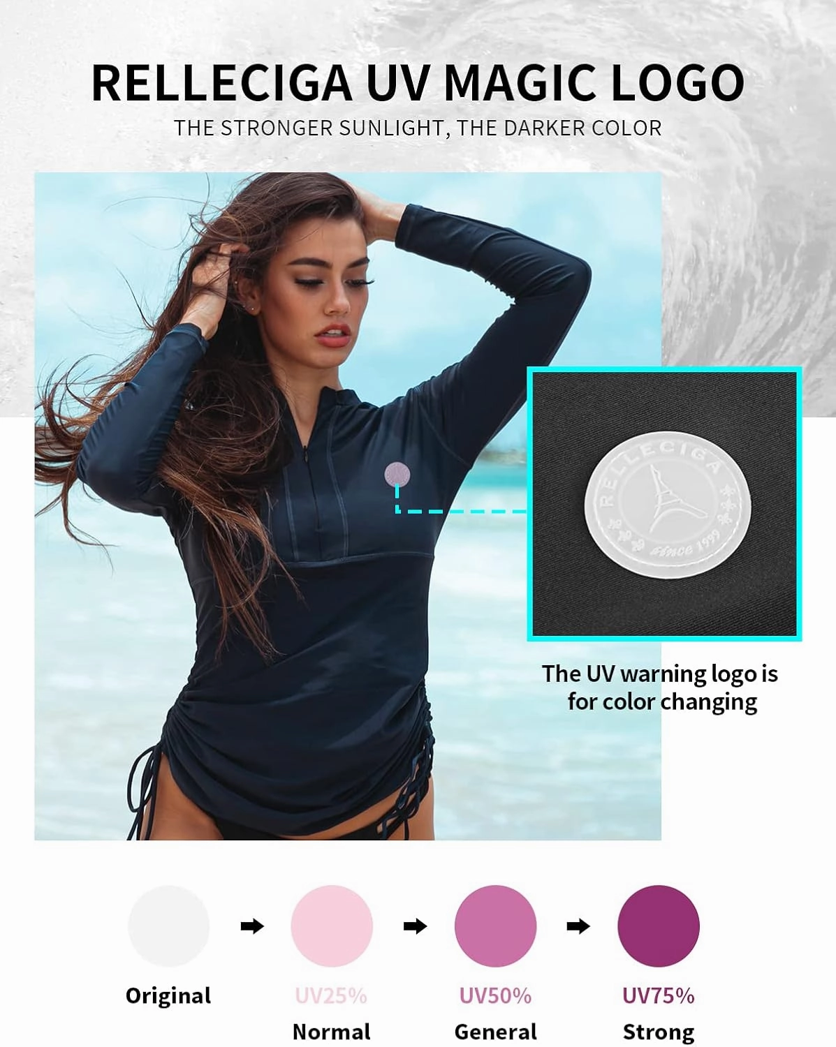 RELLECIGA Women's Long Sleeve Rashguard