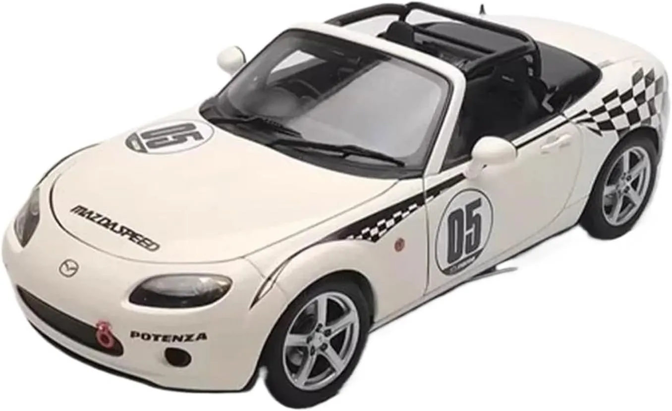 Resin Car Models Kit 1 18 Fit for Autoart Mazda MX-5 Alloy Car Model Diecast Simulation Classic Ornaments Collection Static Display
