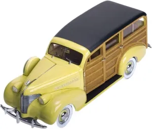 Resin Car Models Kit 1 18 Fit for Chevrolet Wood Grain Car 1939 Simulation Alloy Car Model Decoration Display Collection Toy Car