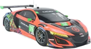 Resin Car Vehicle Model Fit for Acura NSX GT3 EVO #76 1 18 Resin Car Model Classic Collectible Memorabilia Fit for Hobby Car Fans Festive Deluxe Gift