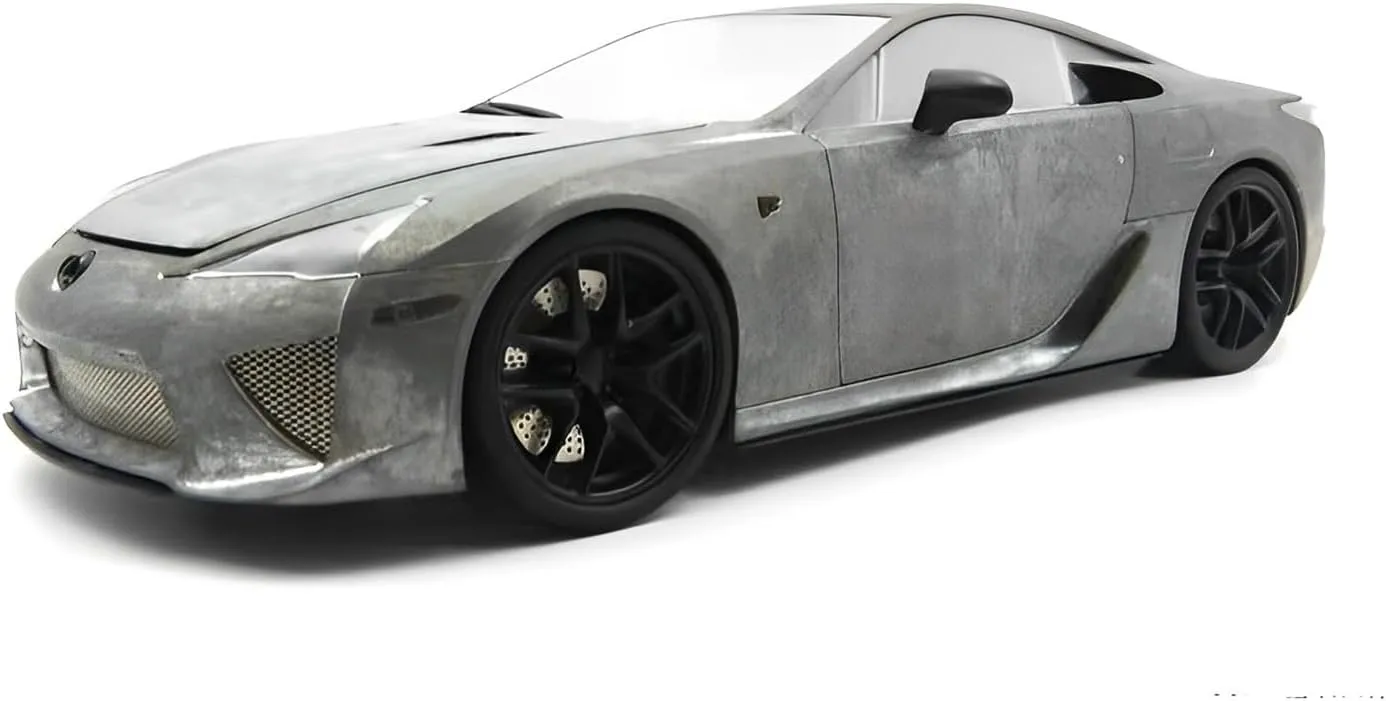 Resin Car Vehicle Model Fit for Lexus LFA 1 18 White Plain Paint Carbon Top Alloy Car Model Miniature Vehicle Collection Festive Deluxe Gift