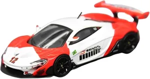 Resin Car Vehicle Model Fit for McLaren MP4-4 Senna 1988 1 64 Alloy Supercar Model Classic Miniature Vehicle Collection Display Festive Deluxe Gift