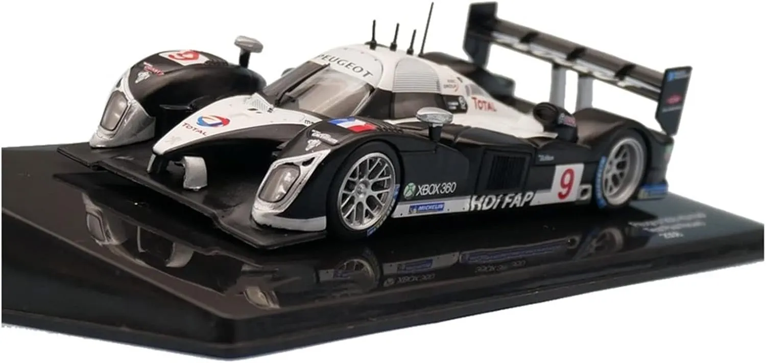 Resin Car Vehicle Model Fit for Peugeot 908 HDI FAP Lemans 2008 1 43 Alloy Le Mans Racing Car Model Metal Vehicle Toy Display Festive Deluxe Gift