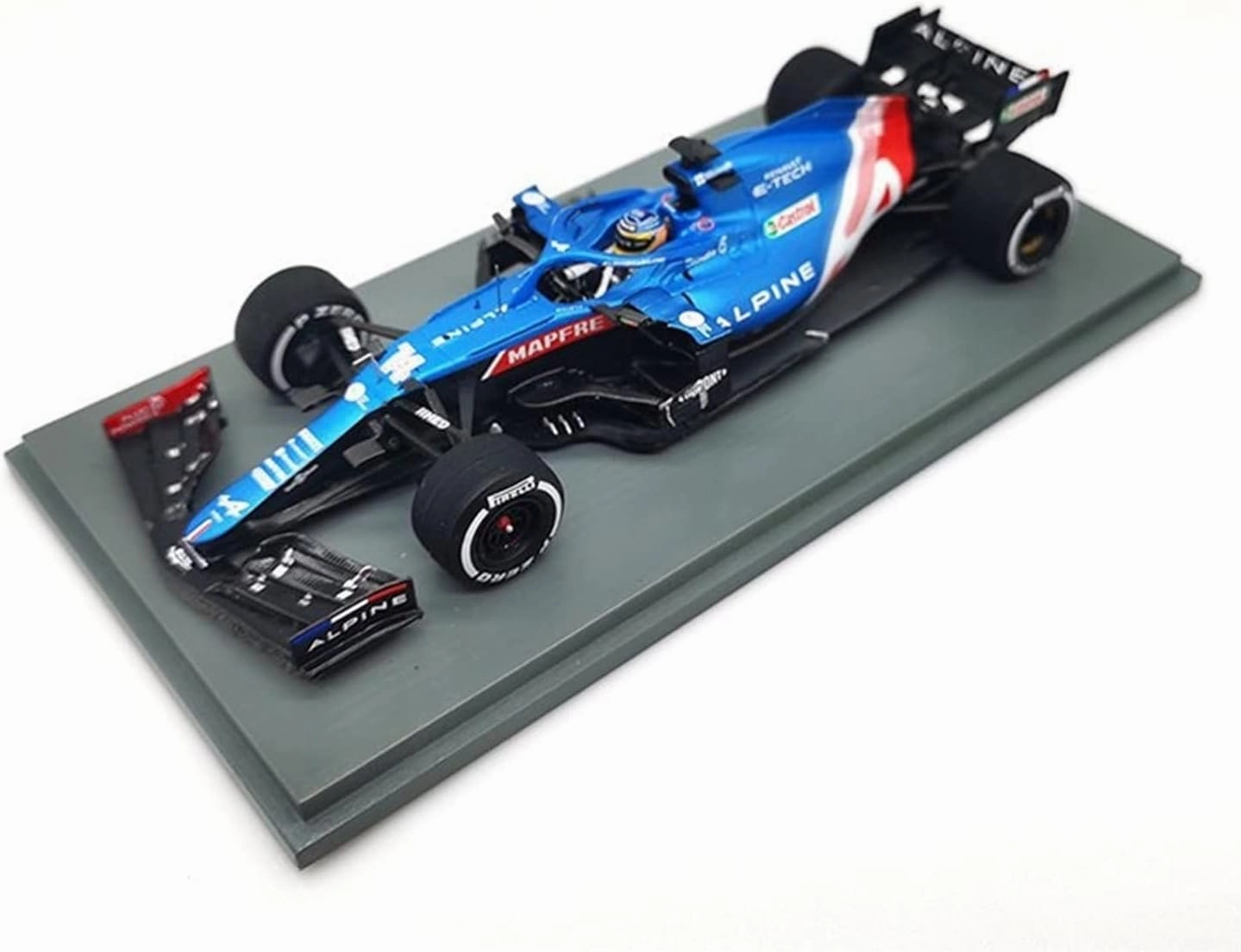Resin Car Vehicle Model Fit for Alpine Alonso A521 1 43 Simulation Alloy F1 Racing Car Models Static Collection Ornaments Handicrafts Festive Deluxe Gift