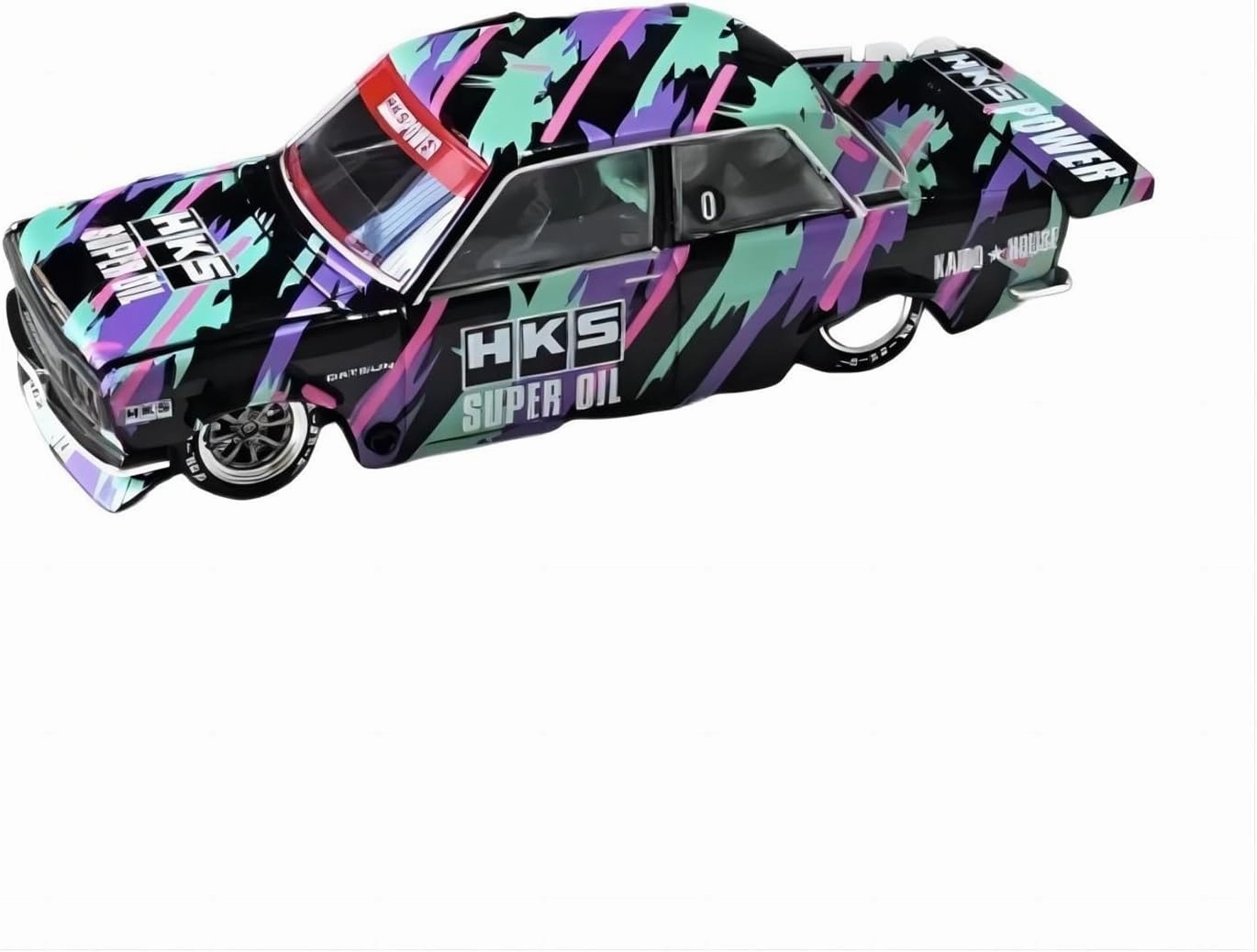 Resin Car Vehicle Model Fit for Datsun 510 HKS 1 64 Simulation Alloy Car Model Ornament Collectibles Gift Toy Festive Deluxe Gift