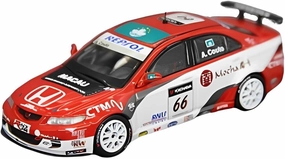 Resin Car Vehicle Model Fit for Honda Accord Accord7 Generation CL7 2008 1 64 Alloy Racing Car Model Photo Props Decorative Festive Deluxe Gift(B)