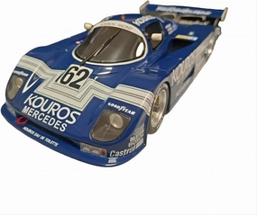 Resin Car Vehicle Model Fit for Sauber C8#62 Lemans 1986 1 18 Simulation Limited Edition Resin Static Car Model Classic Souvenir Festive Deluxe Gift