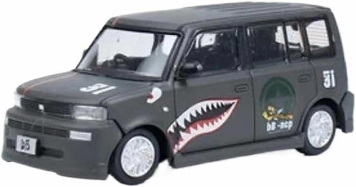 Resin Car Vehicle Model Fit for Toyota 2000 BB 1 64 Open Tail Gate Alloy Die-cast Car Model Boyfriend Classic Vehicle Collection Festive Deluxe Gift