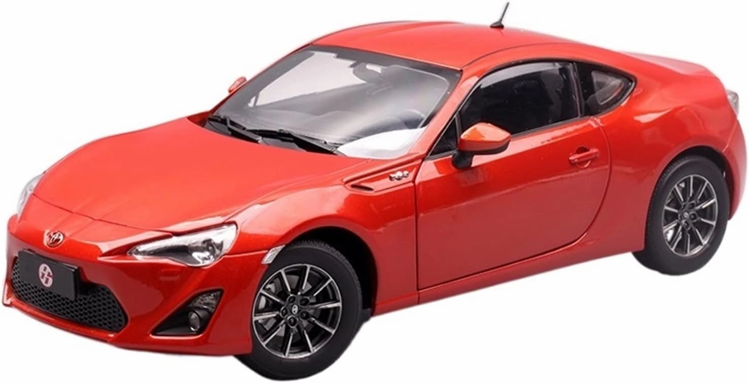 Resin Car Vehicle Model Fit for Toyota GT86 1 18 Alloy Luxury Sports Car Model Boutique Ornaments Display Gift Toys Festive Deluxe Gift
