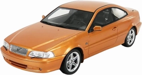 Resin Car Vehicle Model Fit for Volvo C70 Coupe 1972 1 18 Red Gold Classic Alloy Car Model Ssouvenir Decoration Gifts Festive Deluxe Gift