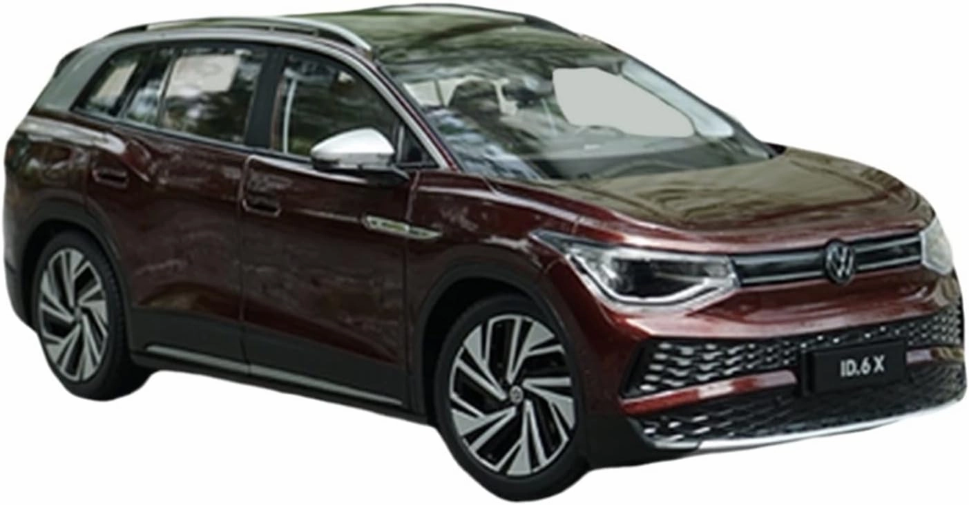 Resin Car Vehicle Model Fit for VW ID.6X 1 18 Classic Alloy Off-Road Car Model Collectible Decorationgift Show Toys Festive Deluxe Gift (Size : B)