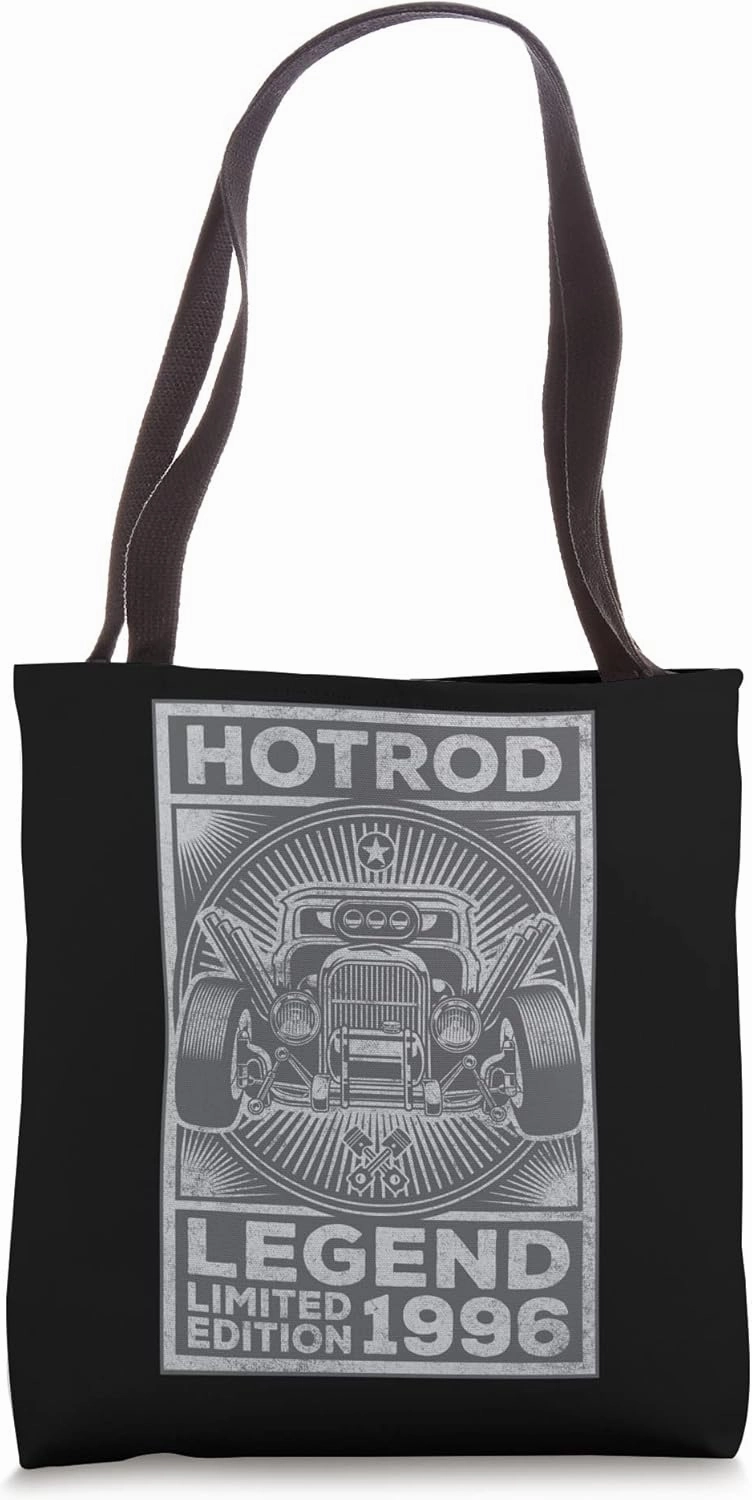 Retro Automobile Hotrod Legend Limited Edition 1996 Birthday Tote Bag