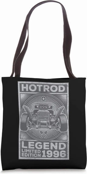 Retro Automobile Hotrod Legend Limited Edition 1996 Birthday Tote Bag