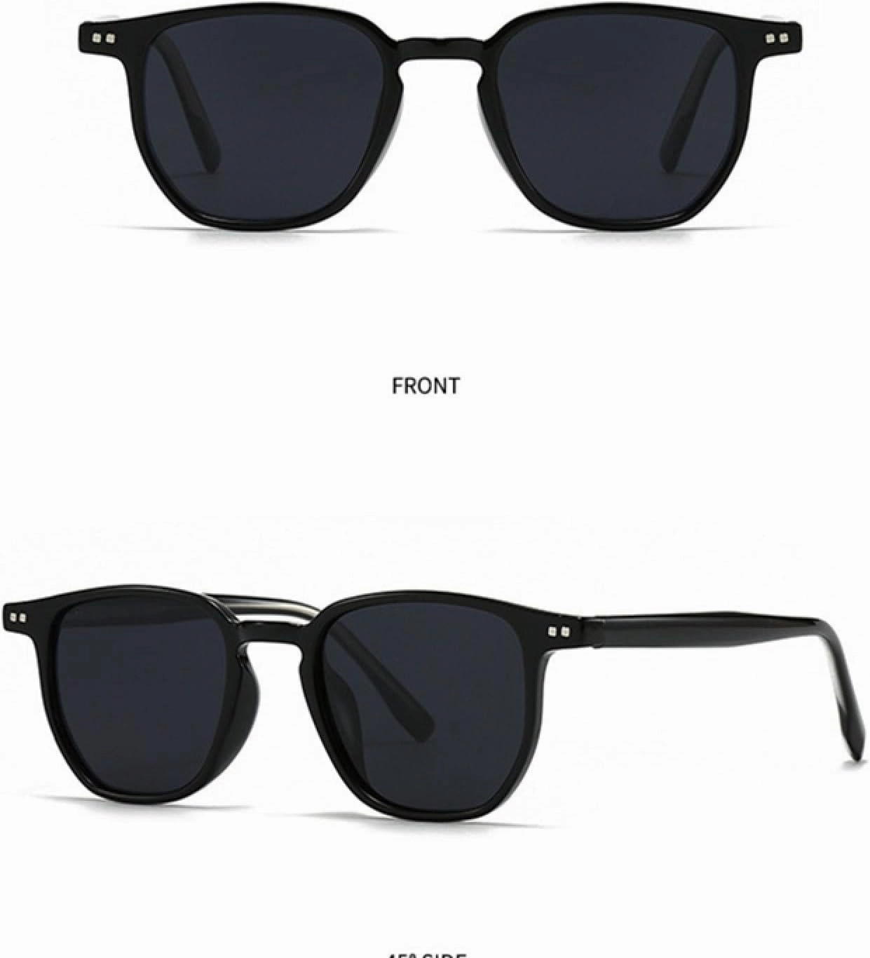 Retro Rivets Men Sunglasses Fashion Shades Uv400 Women Luxury Green Sun Glasses