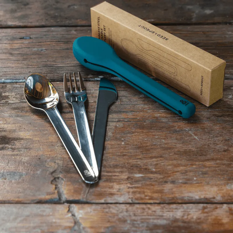 Reusable Cutlery Set | Stainless Steel - Juniper