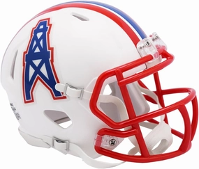 Riddell 9585563623 Replica Mini Speed Style 1981-1998 T-B Houston Oilers Helmet