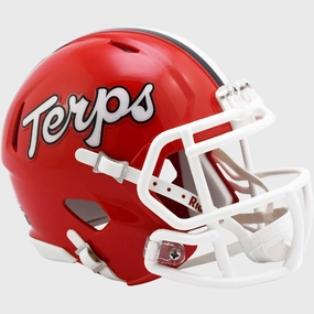 Riddell Maryland Terrapins New Revolution Speed Mini Football Helmet - Adult, Red, Mini Helmet, Collectible, Sports-Related Collectible Mini Helmets