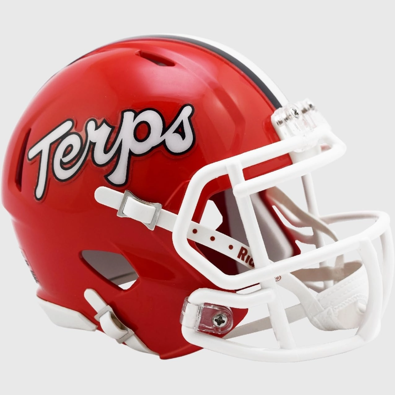 Riddell Maryland Terrapins New Revolution Speed Mini Football Helmet - Adult, Red, Mini Helmet, Collectible, Sports-Related Collectible Mini Helmets