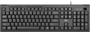 Rii RK907 Ultra-Slim Compact USB Wired Keyboard for Mac and PC,Windows 10/8 / 7 / Vista/XP (Black) (10PCS)
